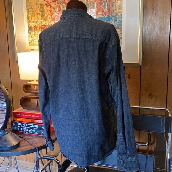 Wrangler Pearl Snap Shirt, Large - Picture 3 of 9